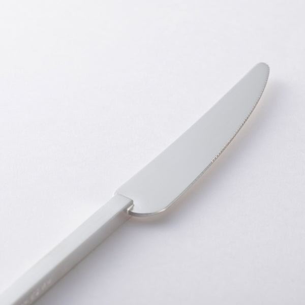 Aizawa Pure Copper Silver Finish Dessert Knife - Silver Plated
