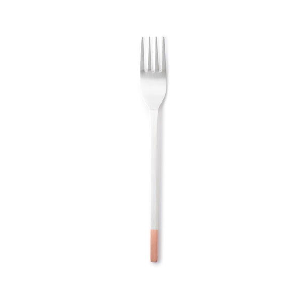 Aizawa Pure Copper Silver Finish Dessert Fork - Silver Plated