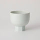 Koro Tea Cup - Arita-yaki White Porcelain with Wheel Throwing