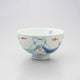 Keizan Kiln Sometsuke-nishiki Rice Bowl with Twin Shrimp