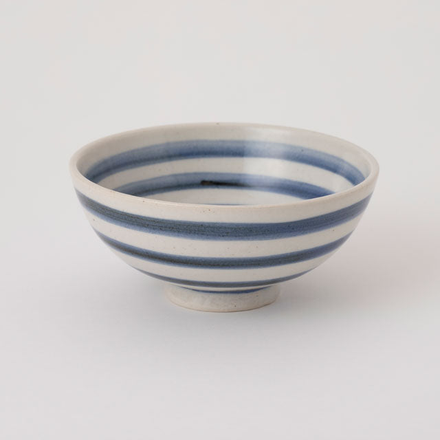 Good Day Rice Bowl - Gosu Koma-suji (Cobalt Top Lines)