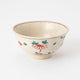 Good Day Rice Bowl - Red-Painted Flowers and Butterflies