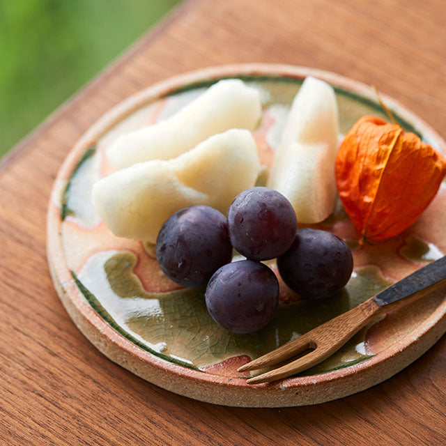 Meizan Kiln Ancient Shigaraki Plate - Round