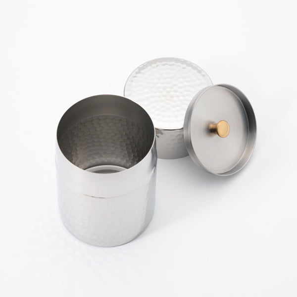 Aizawa Tea Caddy - Hammered Finish