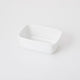 Noda Horo White Series Deep Rectangle Container
