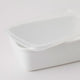 Noda Horo White Series Deep Rectangle Container