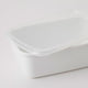 Noda Horo White Series Deep Rectangle Container