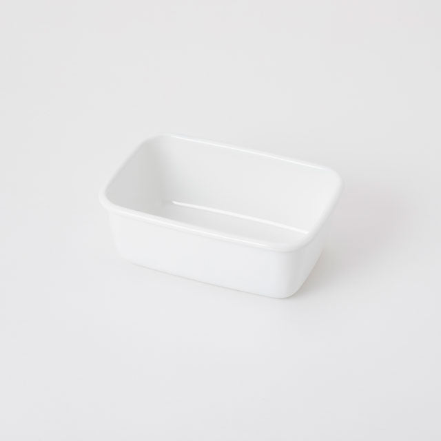 Noda Horo White Series Deep Rectangle Container